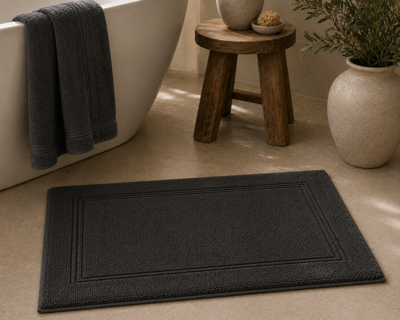 Bath Mat — Charcoal