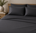 Cotton Sateen Sheet Set — Charcoal