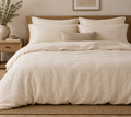 Linen Duvet Cover — Cream (King)
