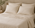 Linen Sheet Set — Cream (King)