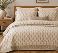Quilted Coverlet — Block Print