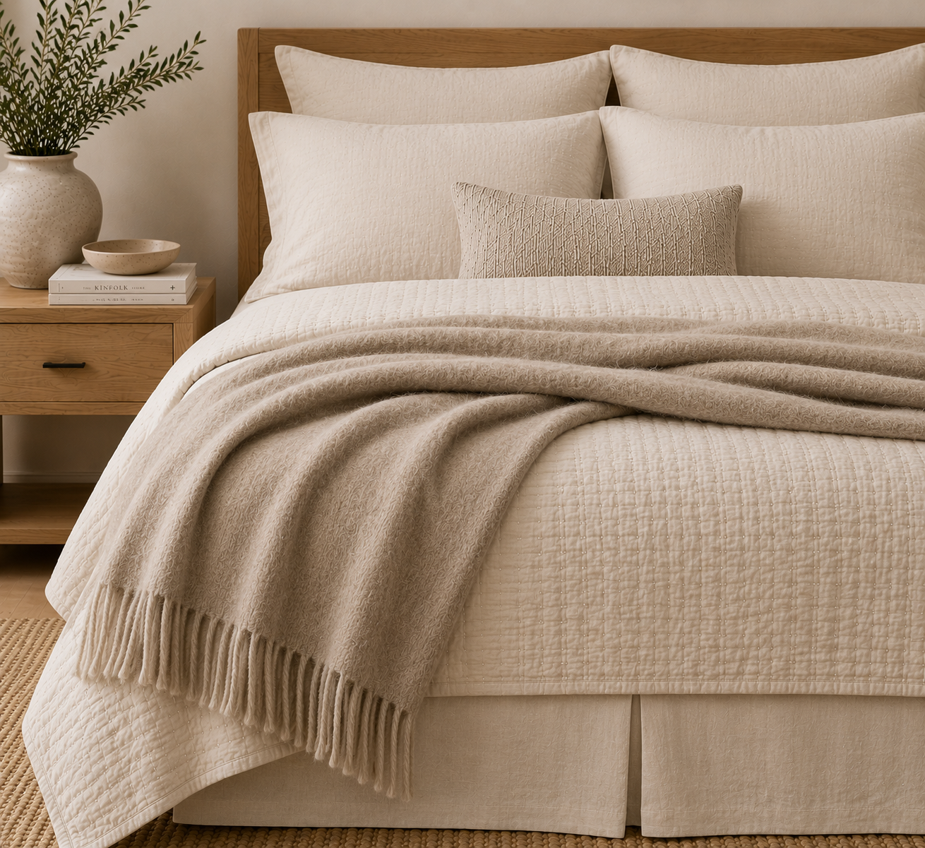 Throw Blanket for Bed — Wool