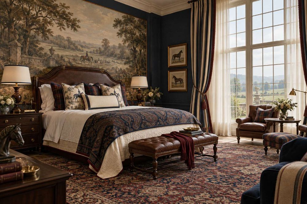An equestrian farmhouse